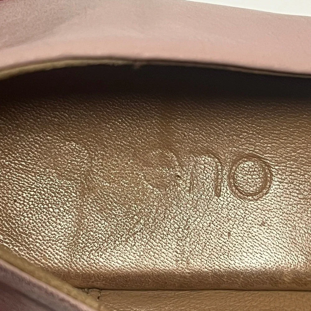 Bueno Katy Ballet Flats Womens‎ 42 EU Us 11 Rose Pink Leather Slip On Feminine